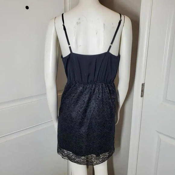 Xhilaration Black Ruffle Lace Mini Dress Size Medium Women's Juniors NWOT - Picture 11 of 13